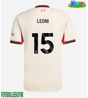 Liverpool Giovanni Leoni #15 Bortatröja 2025-26 Kortärmad